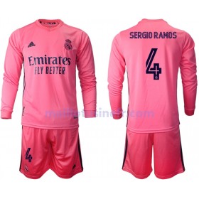Maillot de Foot Real Madrid Sergio Ramos 4 Extérieur 2020-21 Manches Longues - Enfant